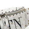 White Valentino VLTN Rockstud Spike Belt Bag