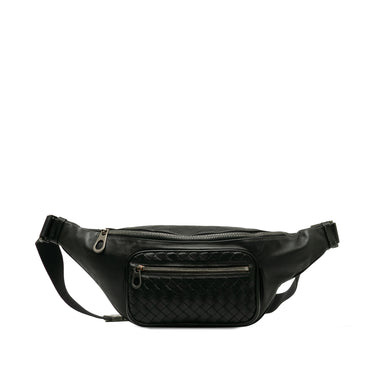 Black Bottega Veneta Intrecciato Belt Bag - Designer Revival