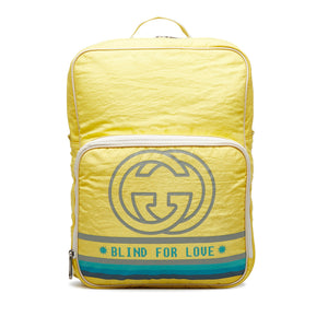 Yellow Gucci Blind For Love Backpack