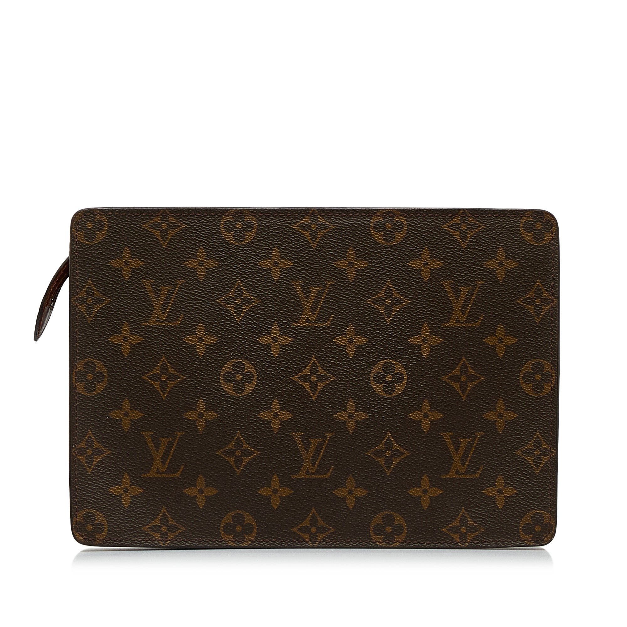 Brown Louis Vuitton Monogram Pochette Homme Clutch Bag