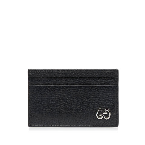 Gucci Men's Jumbo GG Leather Card Case