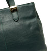 Green Burberry Leather Tote