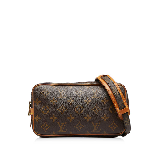 LOUIS VUITTON COUSSIN MM, Brown Louis Vuitton Monogram Pochette Marly  Bandouliere Crossbody Bag