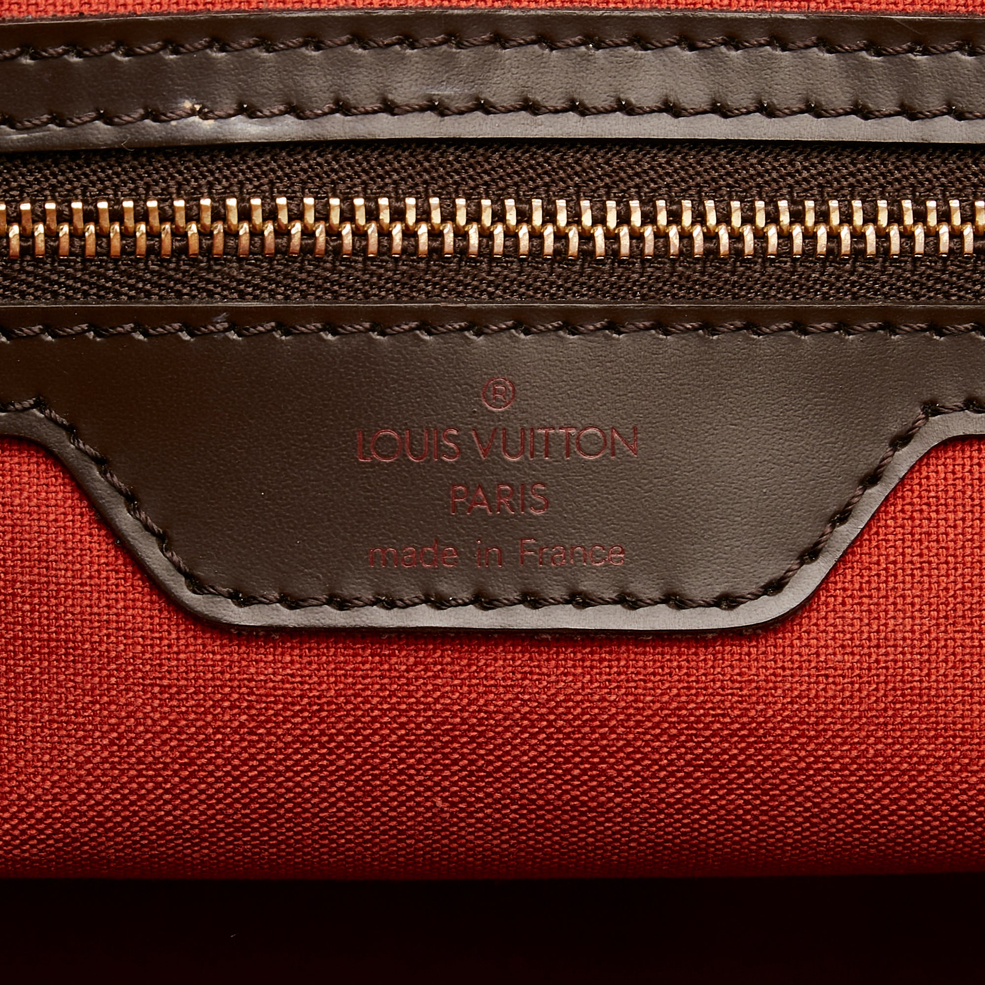 Chelsea handbag Louis Vuitton Brown in Cotton - 37300776