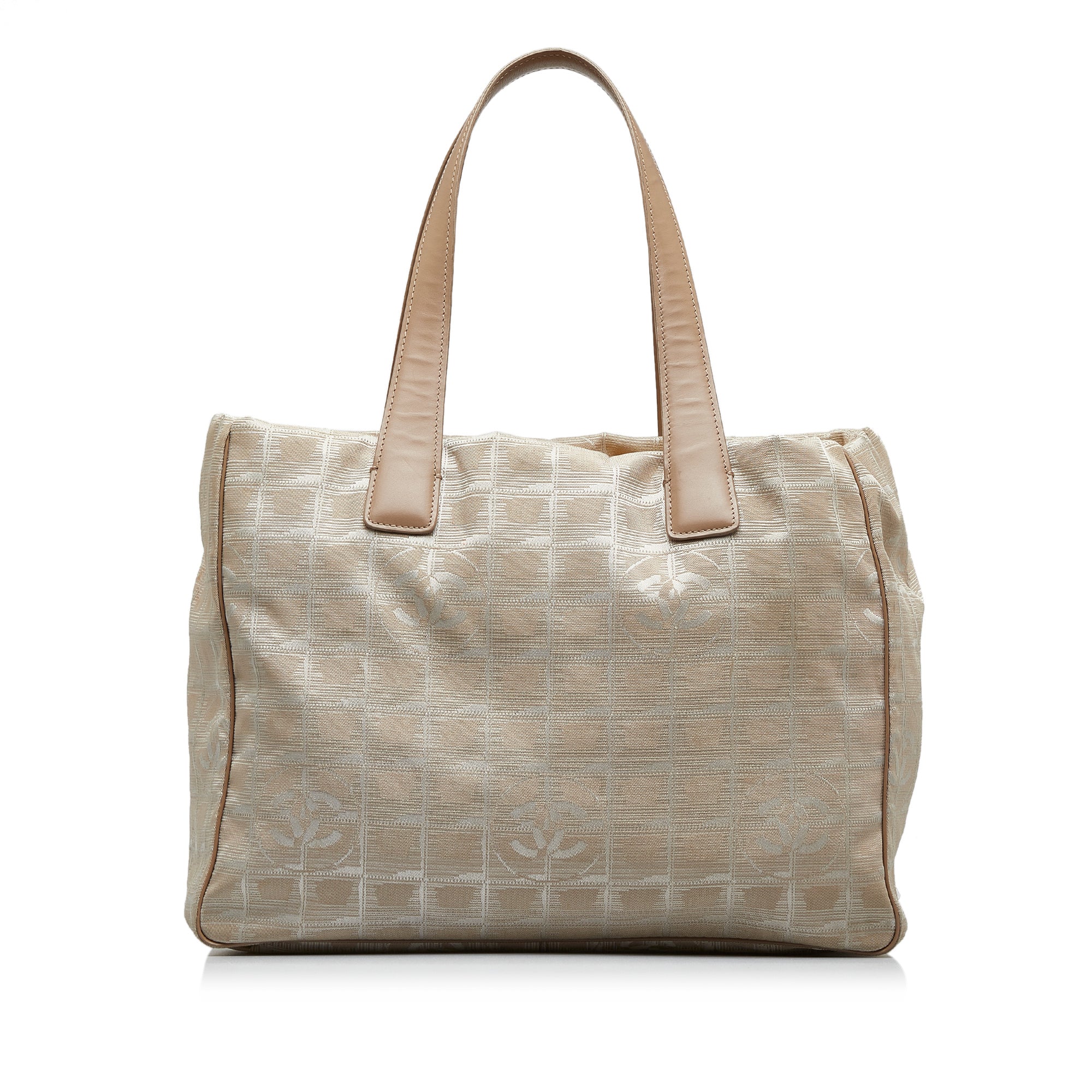 Beige Chanel New Travel Line Tote Bag – Designer Revival