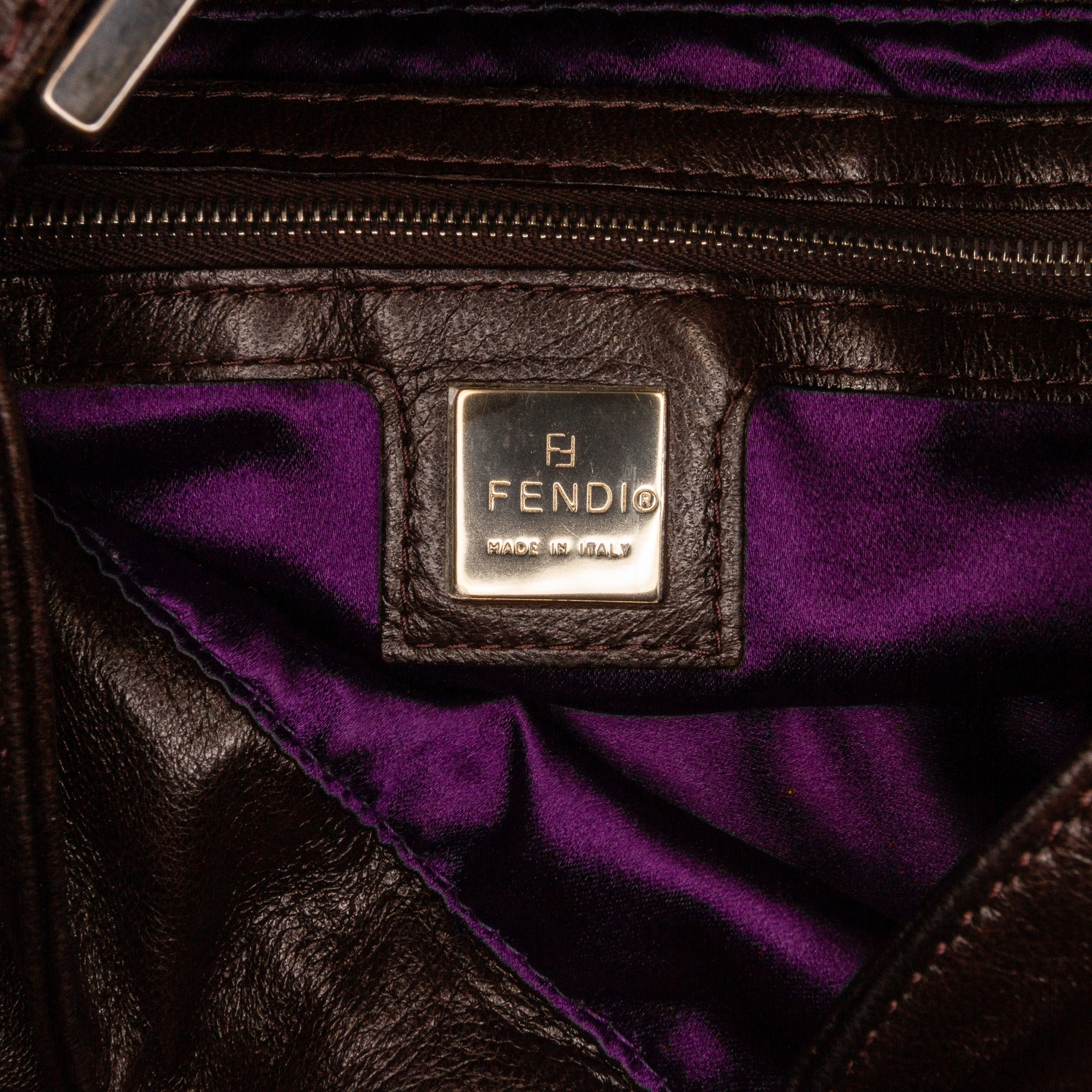 Black Fendi Leather Mamma Forever Shoulder Bag – Designer Revival