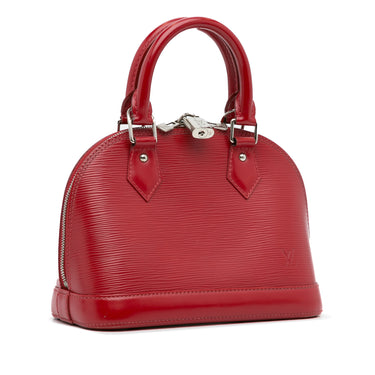 Red Louis Vuitton Epi Alma BB Satchel - Designer Revival
