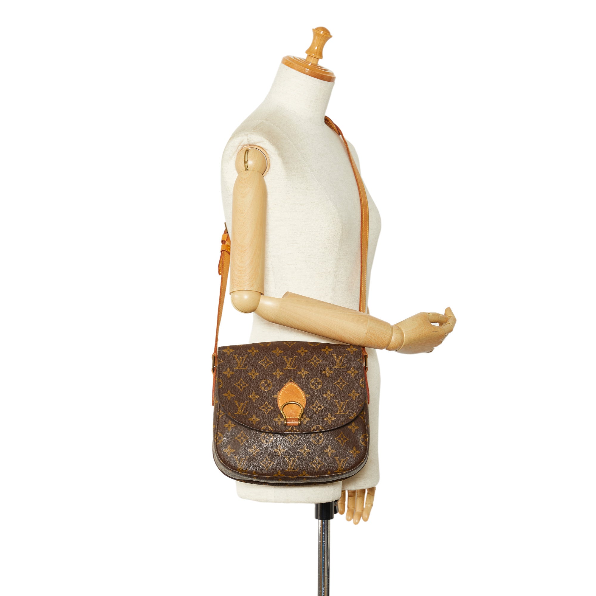 Louis Vuitton shoulder handbags auth Monogram St Cloud GM crossbody