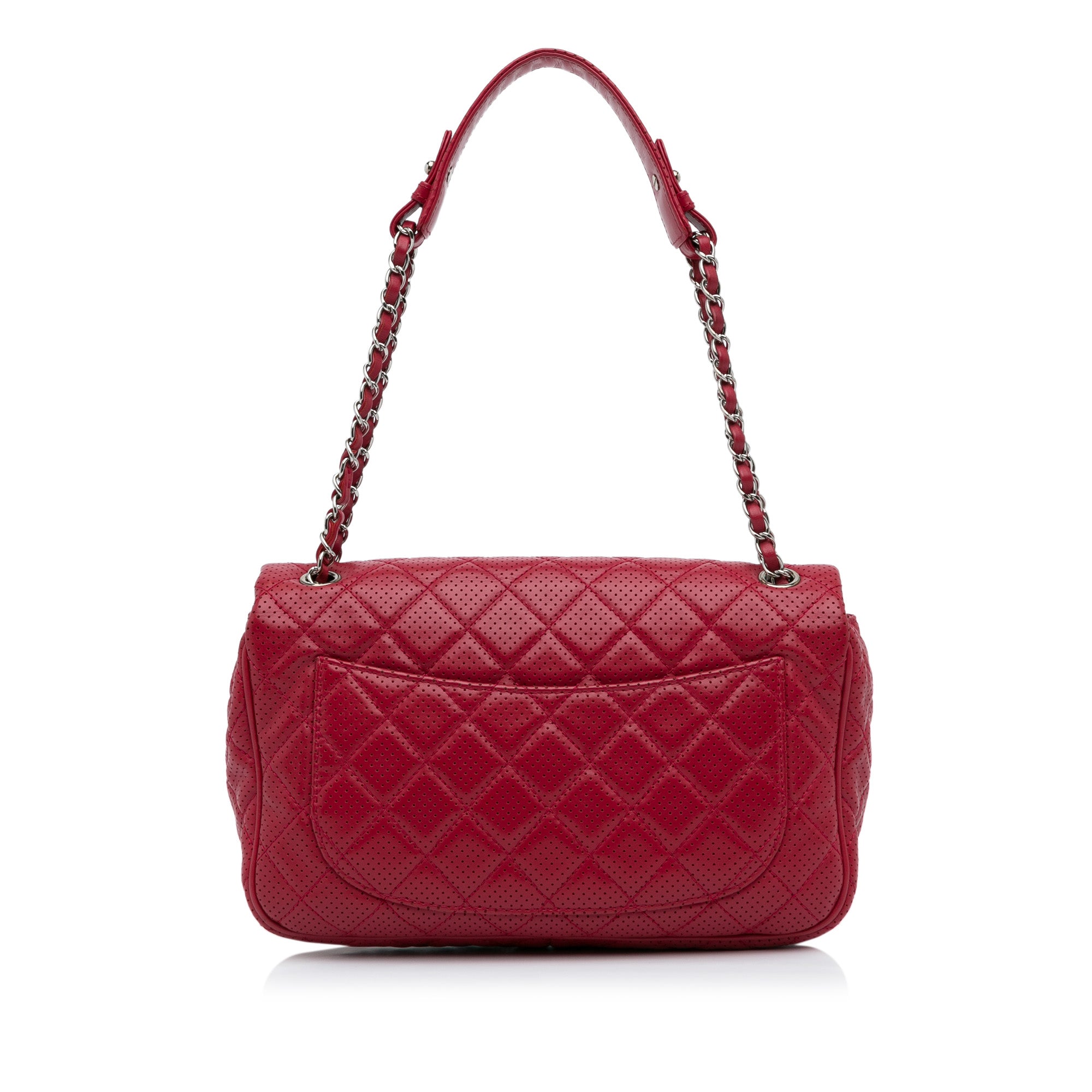 Chanel Classic Single Flap Lambskin Jumbo Handbag Shoulder Bag