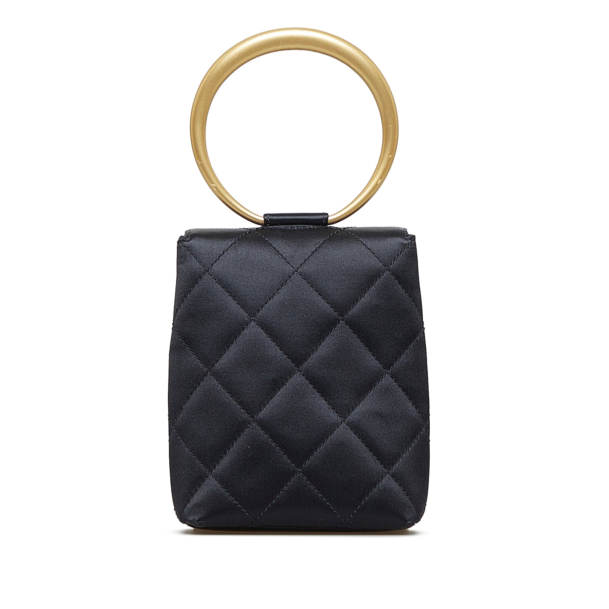 Black Chanel CC Matelasse Bracelet Handbag – Designer Revival