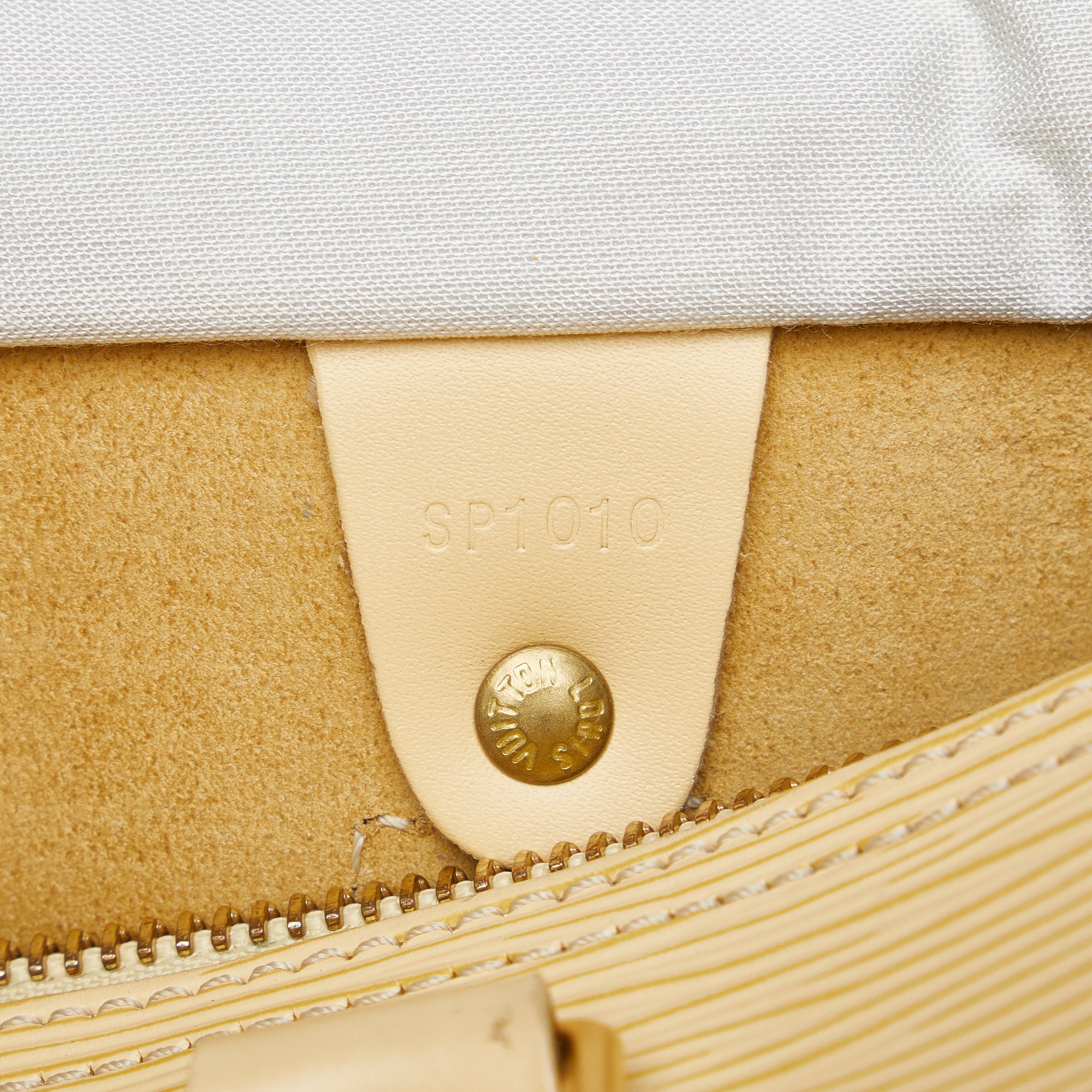 Lot - Louis Vuitton Yellow Epi Leather Speedy 30 Bag
