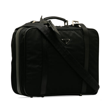 Black Prada Tessuto Travel Bag - Designer Revival