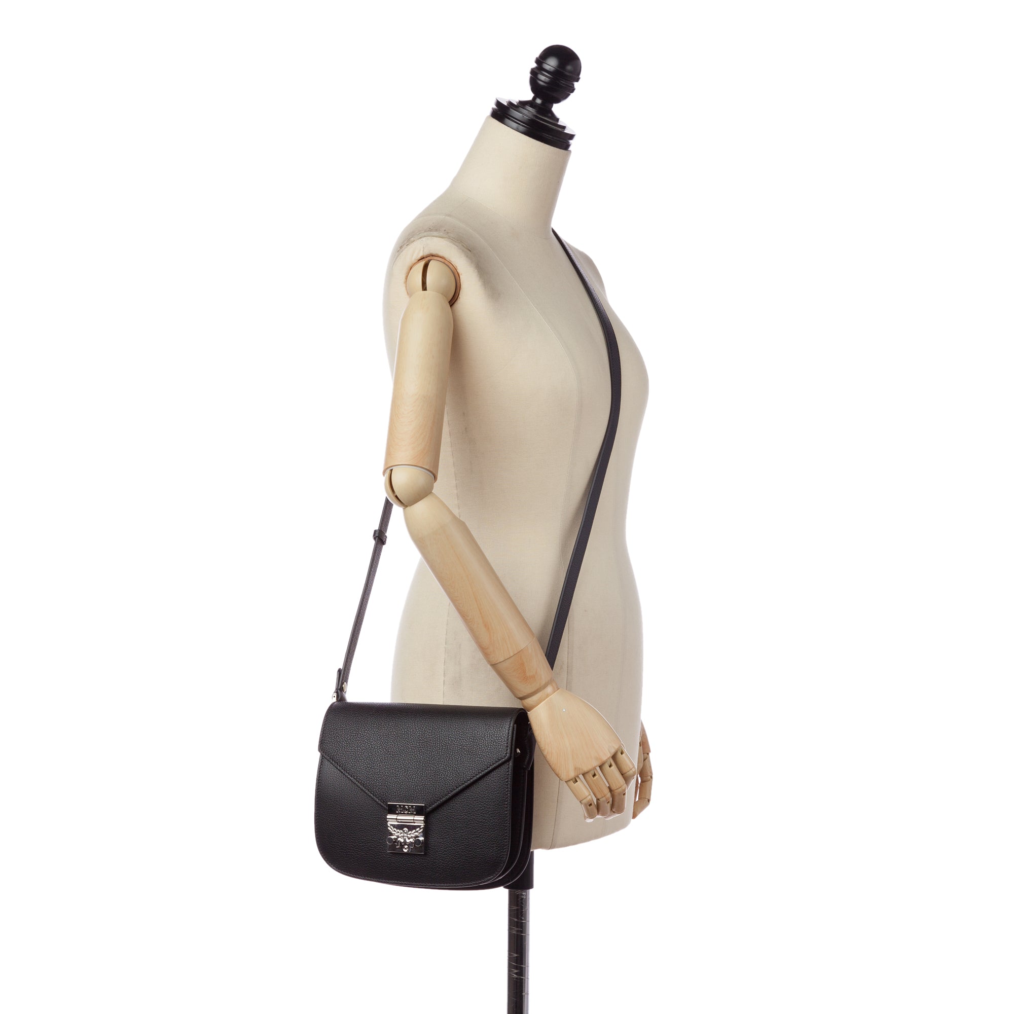 MCM Patricia Mini Shoulder Bag - Black for Women
