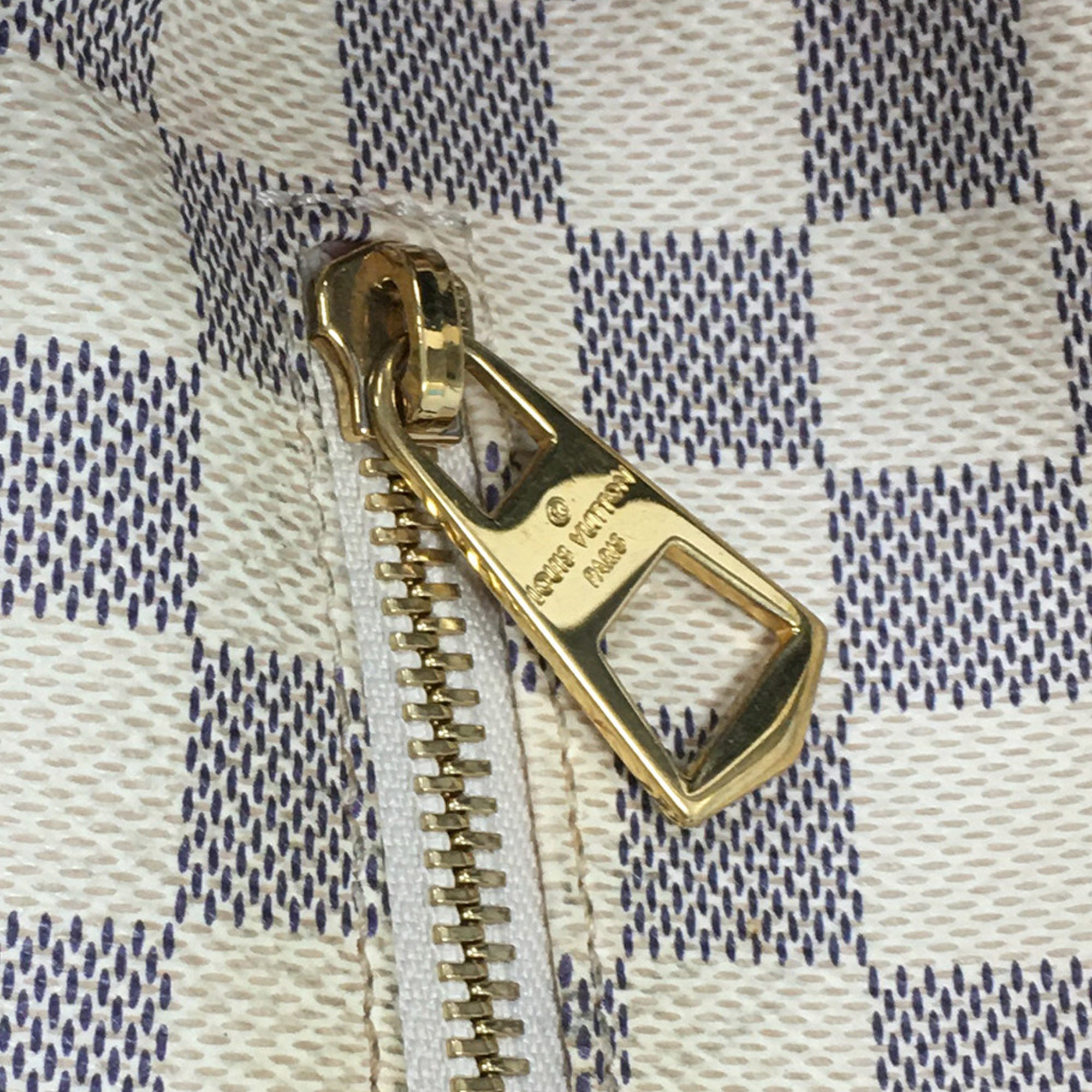White Louis Vuitton Damier Azur Sperone BB Backpack – Designer Revival