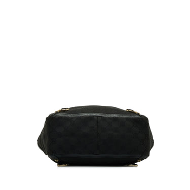 Black Gucci GG Canvas Abbey D Ring Handbag - Designer Revival