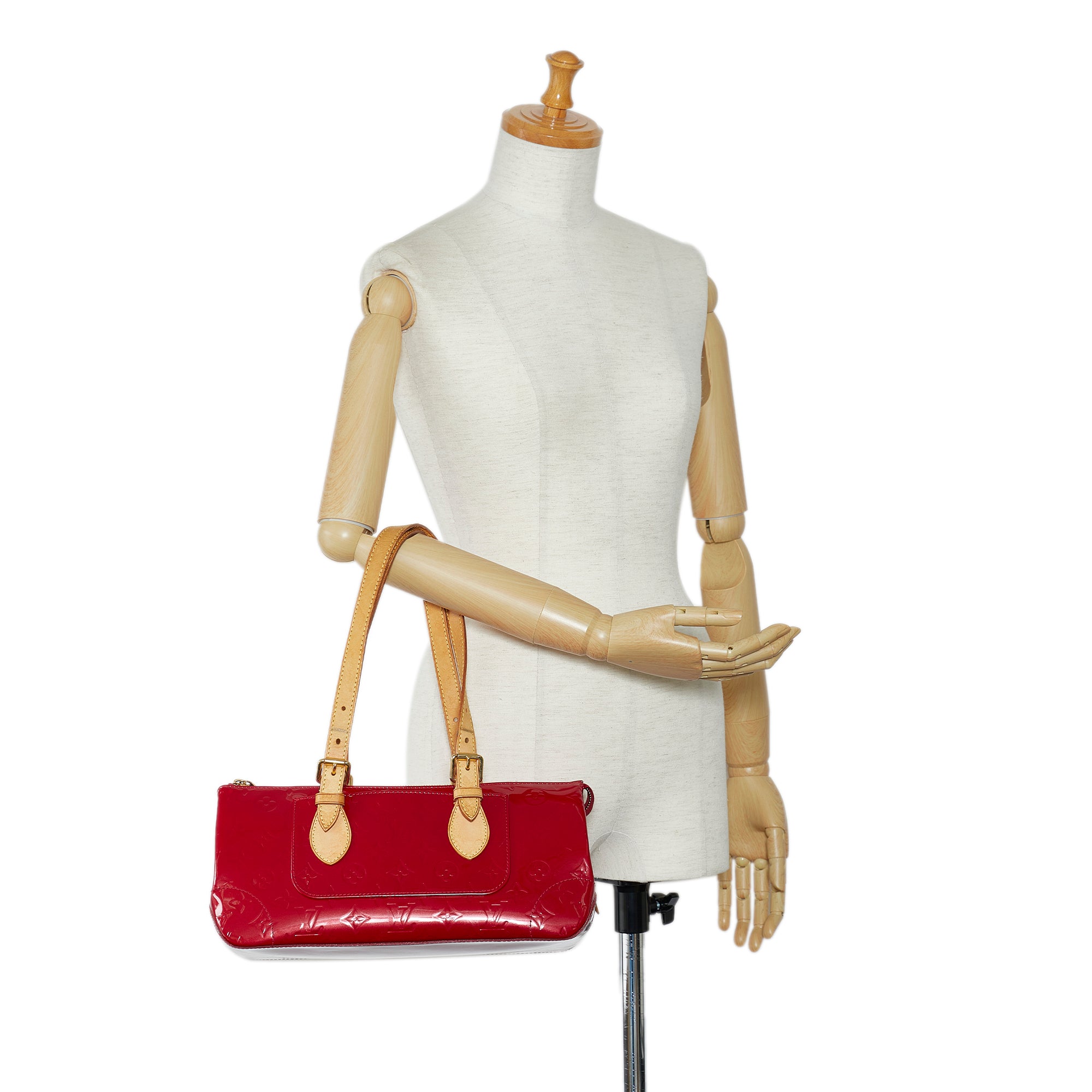 Louis Vuitton Rosewood Avenue Monogram Vernis Leather Shoulder Bag on SALE