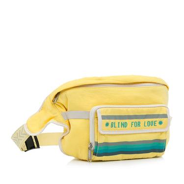 Yellow Gucci Blind For Love Belt Bag - Designer Revival