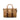 Brown Gucci Mini Leather Bauletto Bag Satchel - Designer Revival