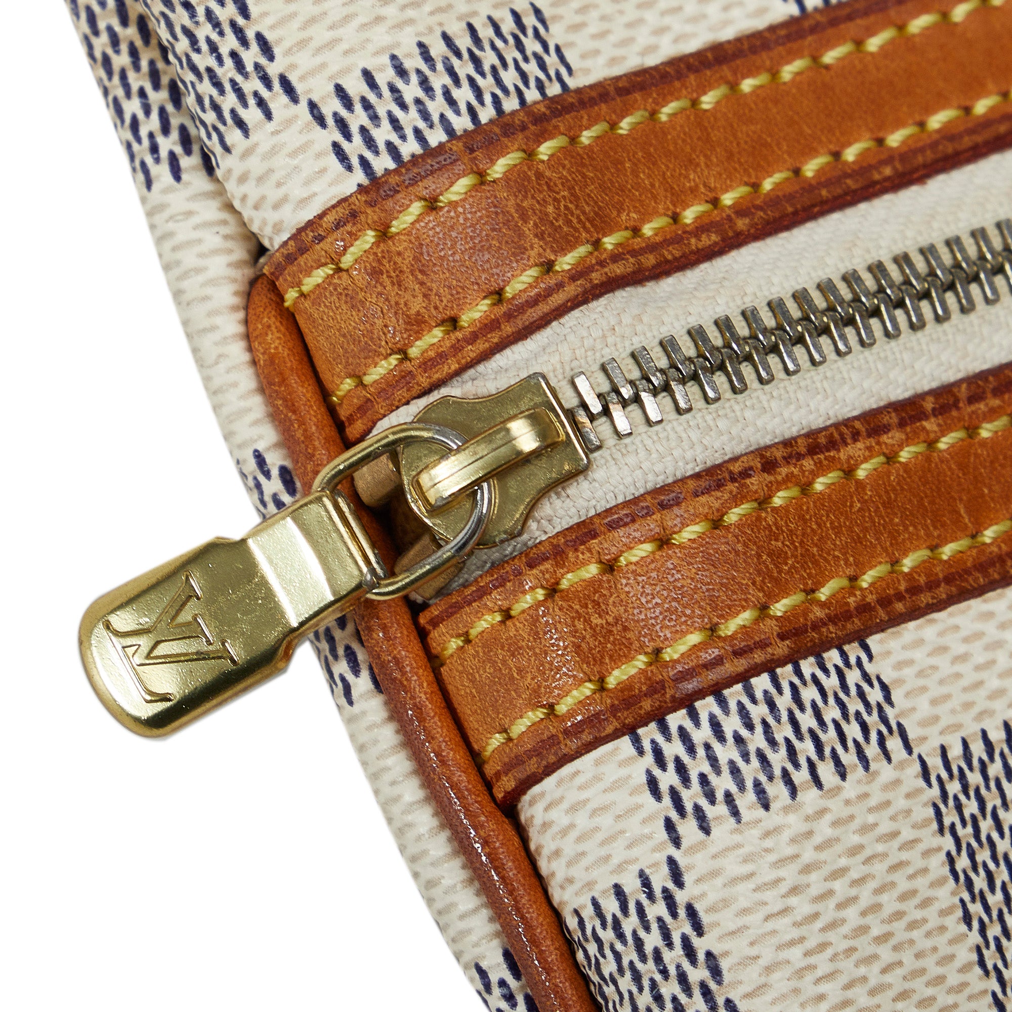 Louis Vuitton Pre-Owned White Damier Azur Pochette Bosphore Canvas Crossbody  Bag, Best Price and Reviews