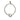 Silver Dior Logo Rhinestone Bracelet