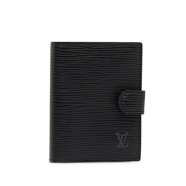 Black Louis Vuitton Epi Agenda PM - Designer Revival