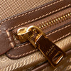 Brown Prada Canapa Logo Satchel