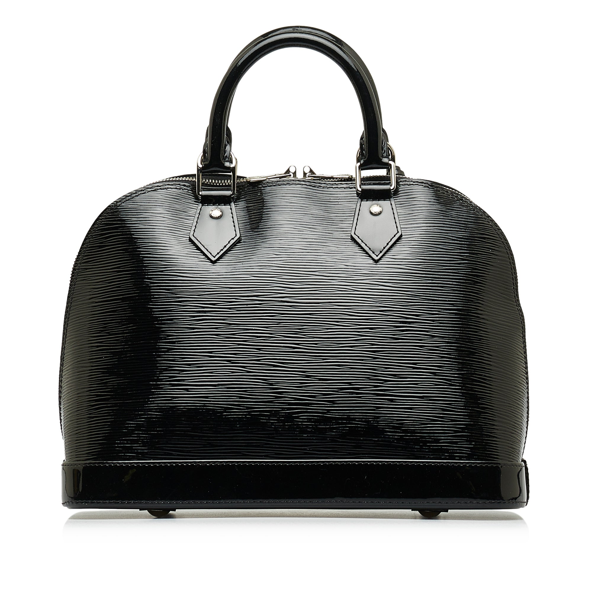 Louis Vuitton vintage black Epi Alma PM bag .. excellent condition like new  ..