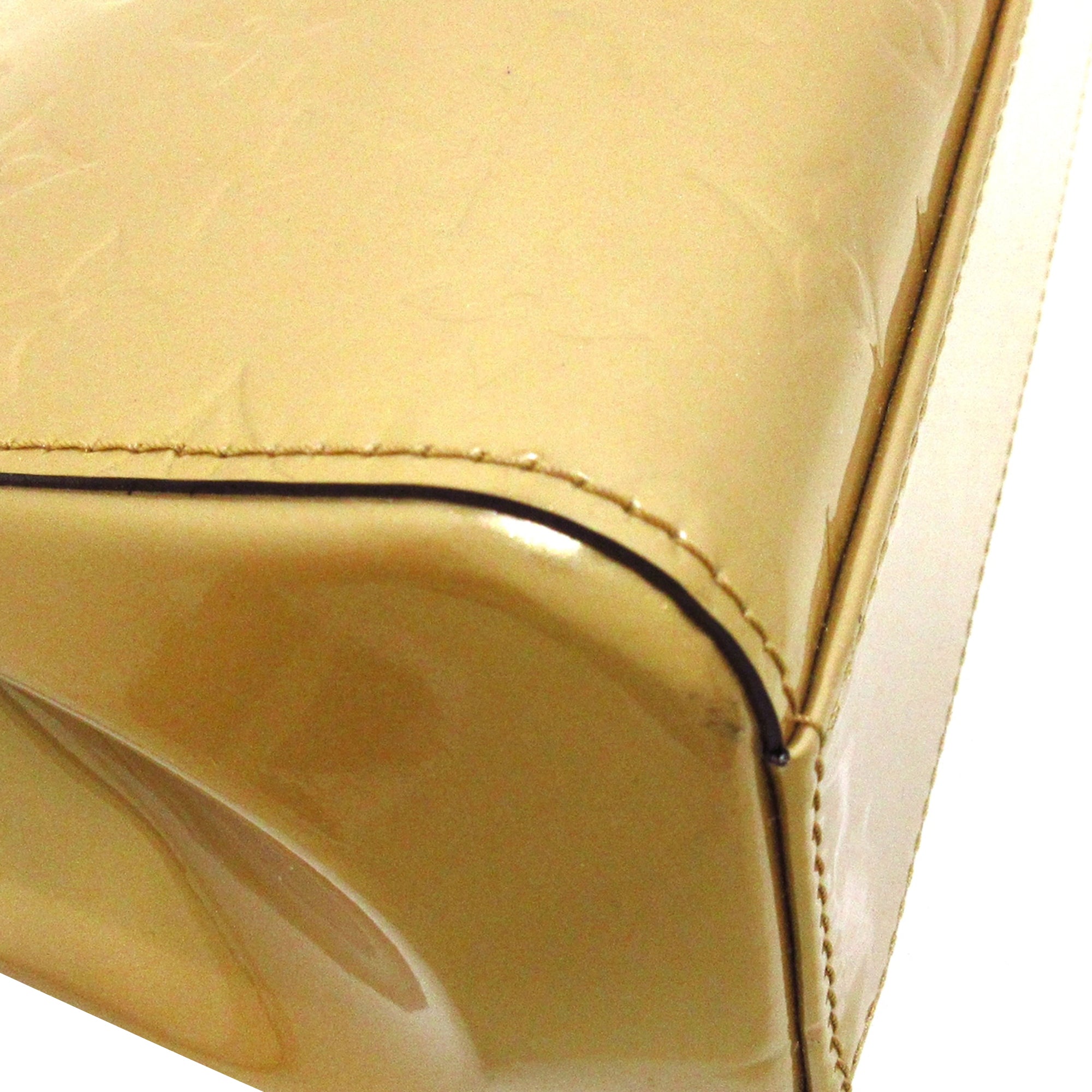 Gold Louis Vuitton Monogram Vernis Brea PM Satchel – Designer Revival