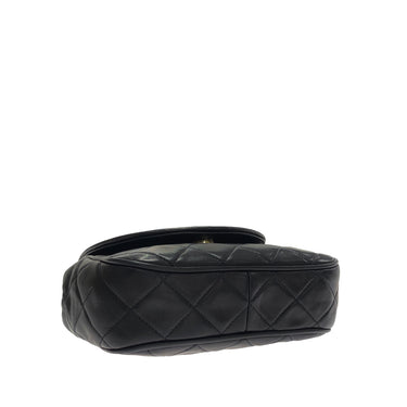 Black Chanel CC Matelasse Tassel Flap Crossbody Bag