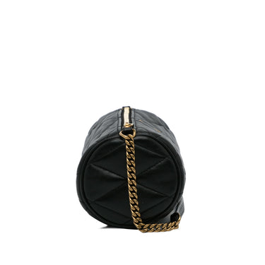 Black Saint Laurent Mini Sade Tube Bag - Designer Revival