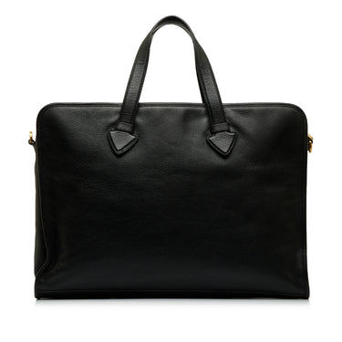 Black Loewe Leather Business Bag