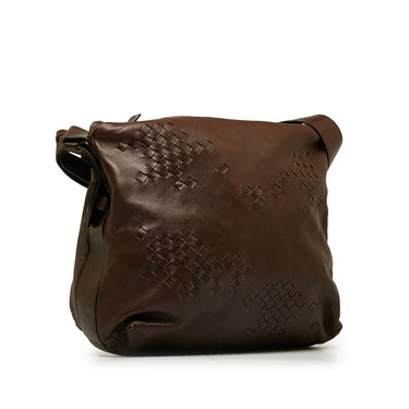 Brown Bottega Veneta Intrecciato Shoulder Bag - Designer Revival