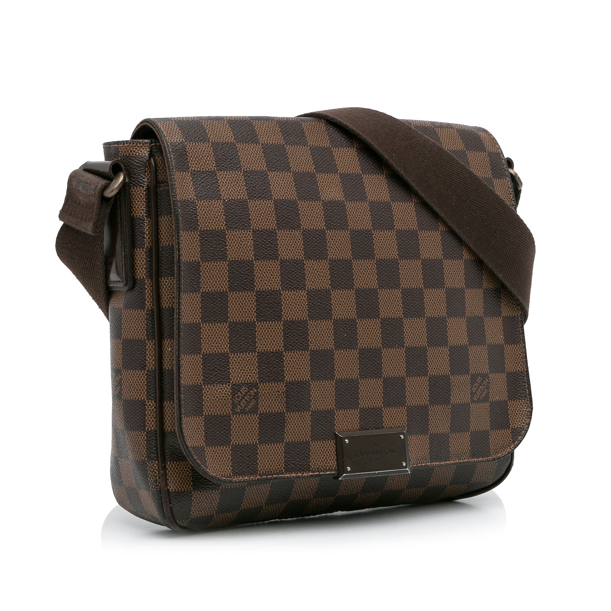 Louis Vuitton Damier Ebene District PM - Brown Messenger Bags