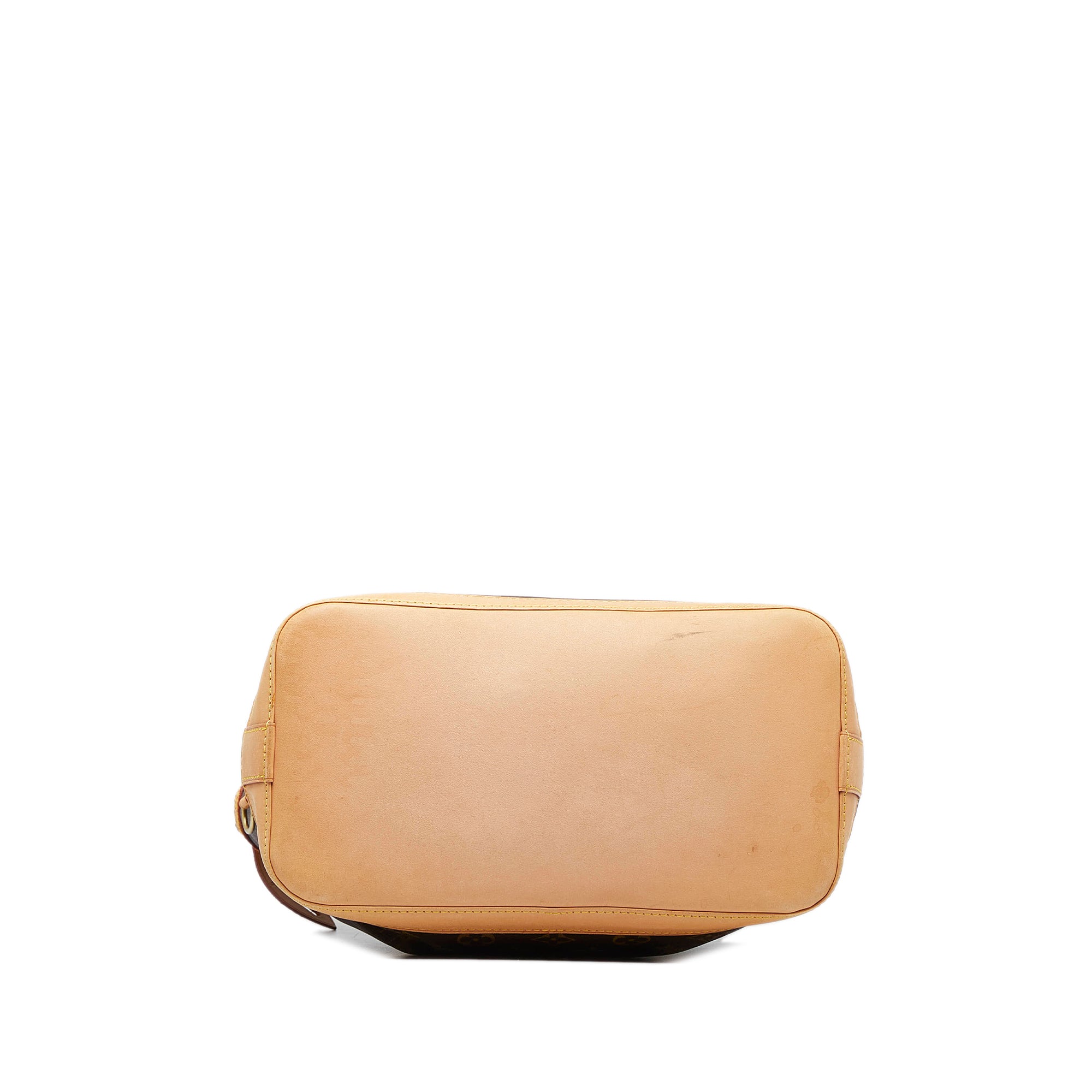 Louis Vuitton Monogram Lockit Vertical Leather Fabric Brown Handbag 991