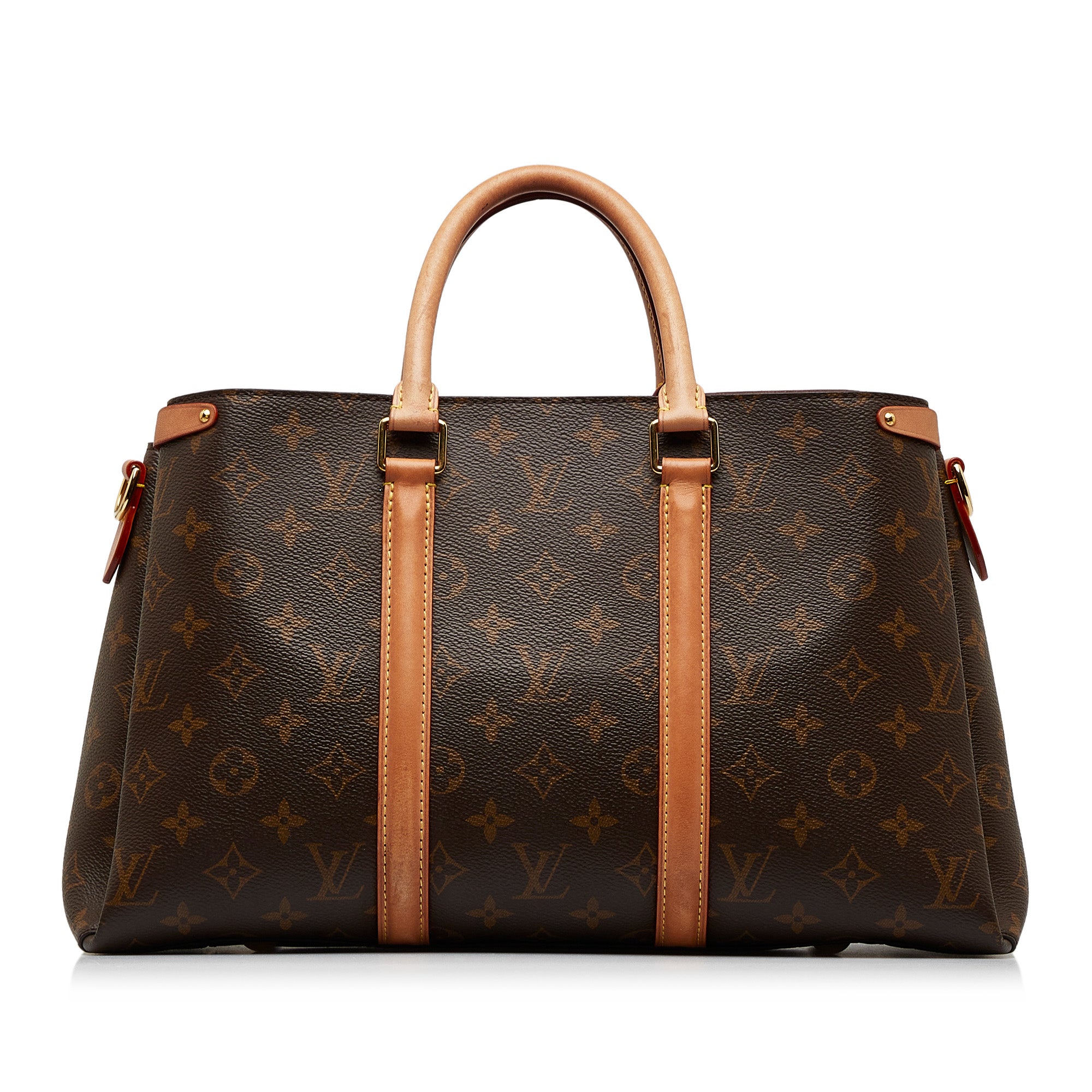 Louis Vuitton - Authenticated Soufflot Handbag - Leather Brown for Women, Very Good Condition