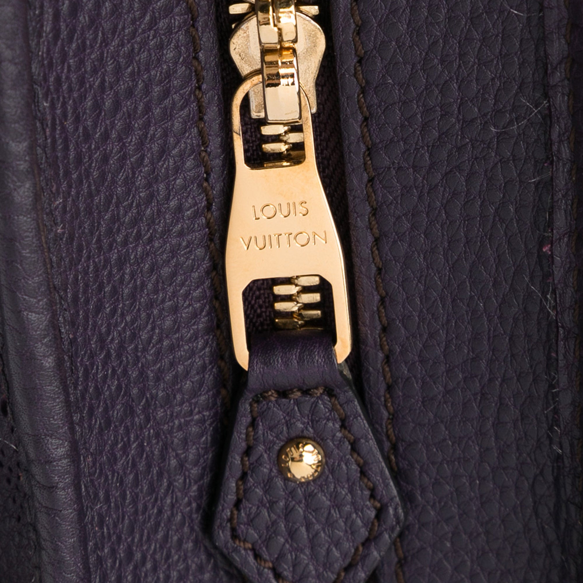Louis Vuitton Taupe Mahina Leather Stellar PM Bag Louis Vuitton