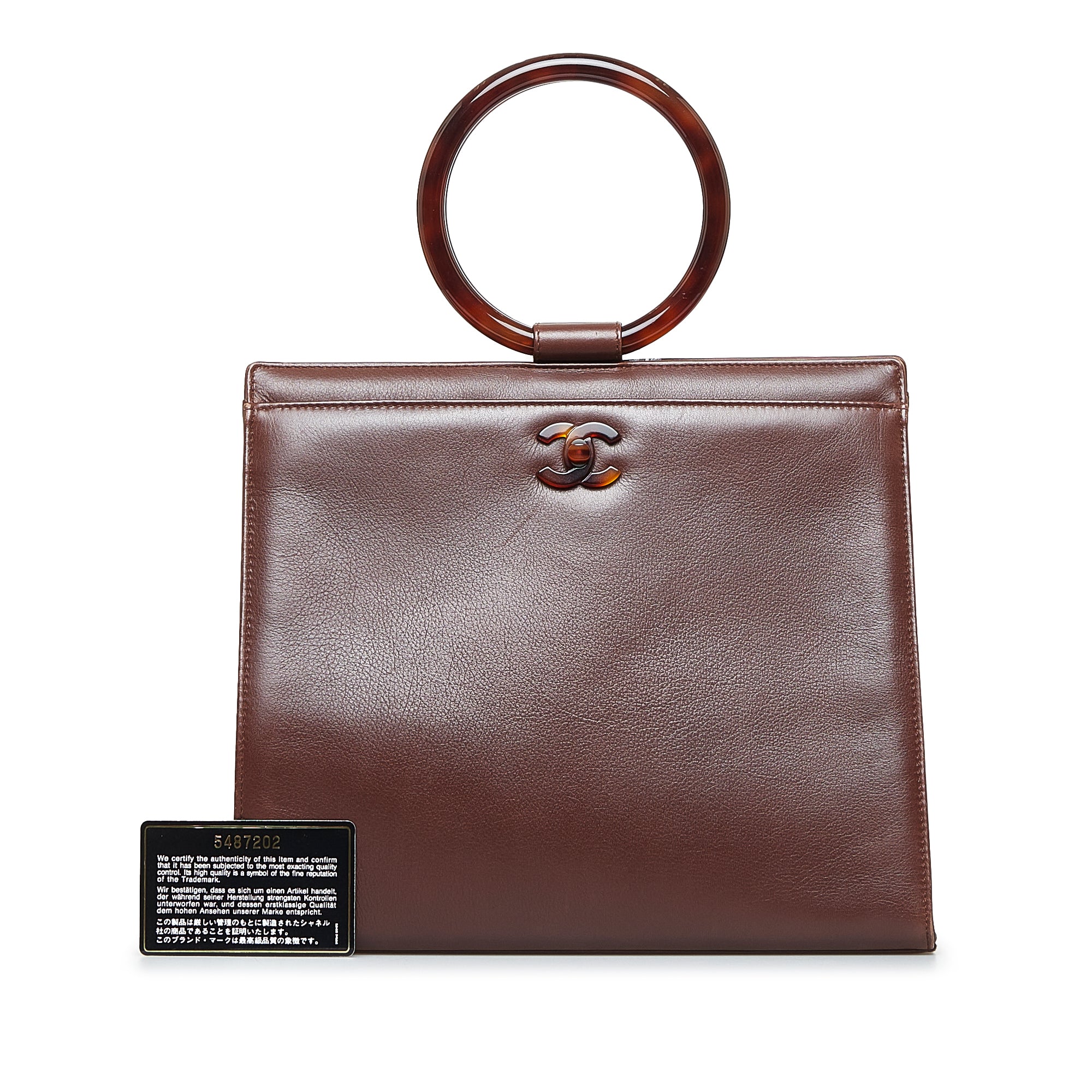 Heritage Vintage: Chanel Brown Lambskin Leather Shoulder Bag with