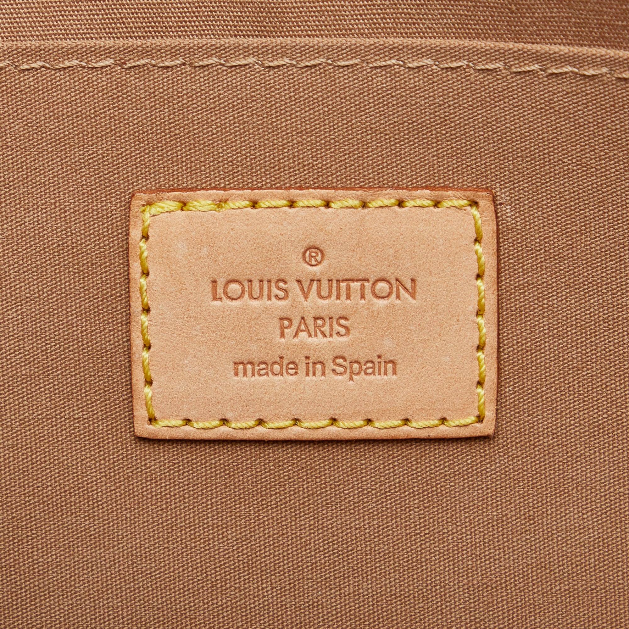 Gold Louis Vuitton Monogram Vernis Roxbury Drive Satchel