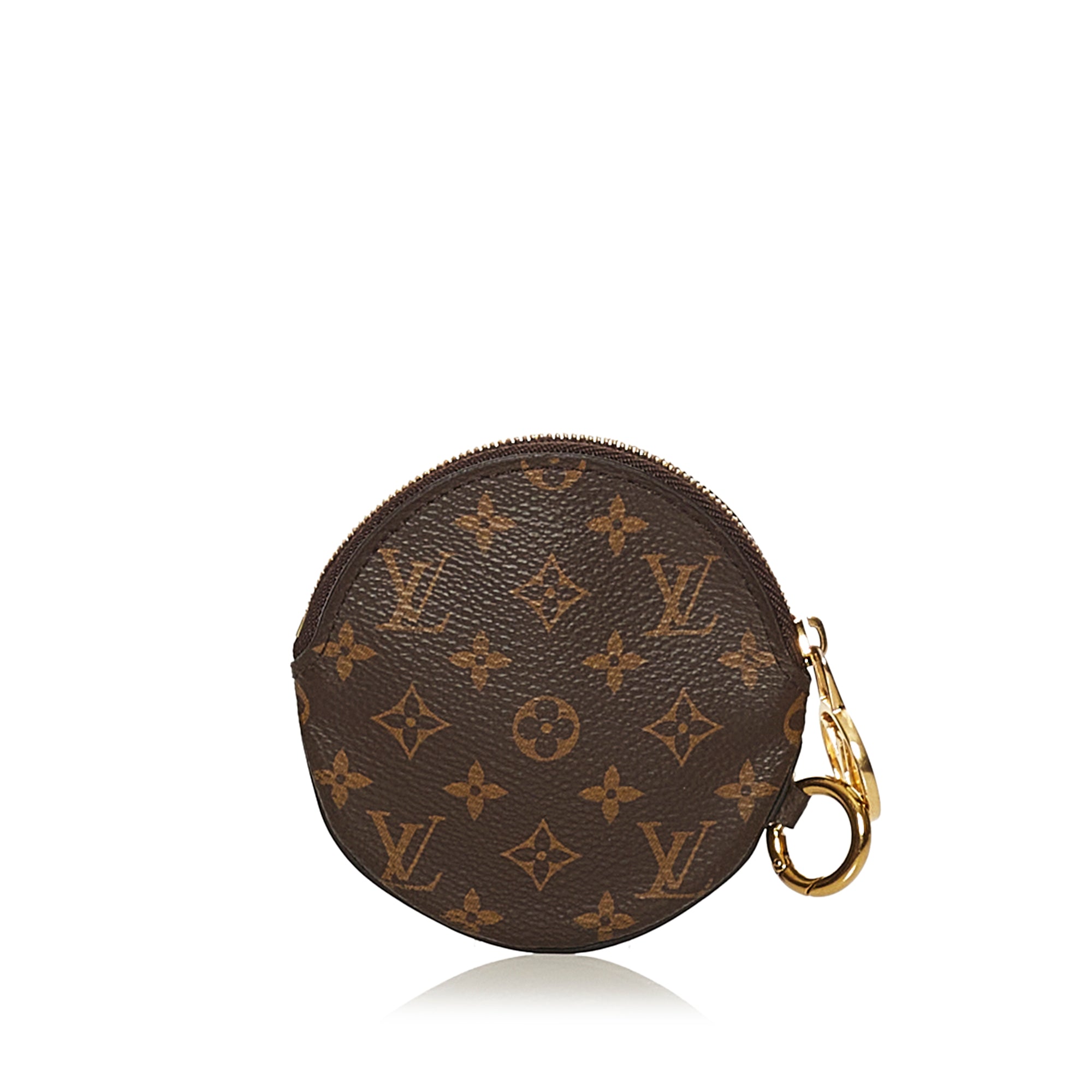 Louis Vuitton Monogram Trio Pouch Round Coin Purse - Brown Bag