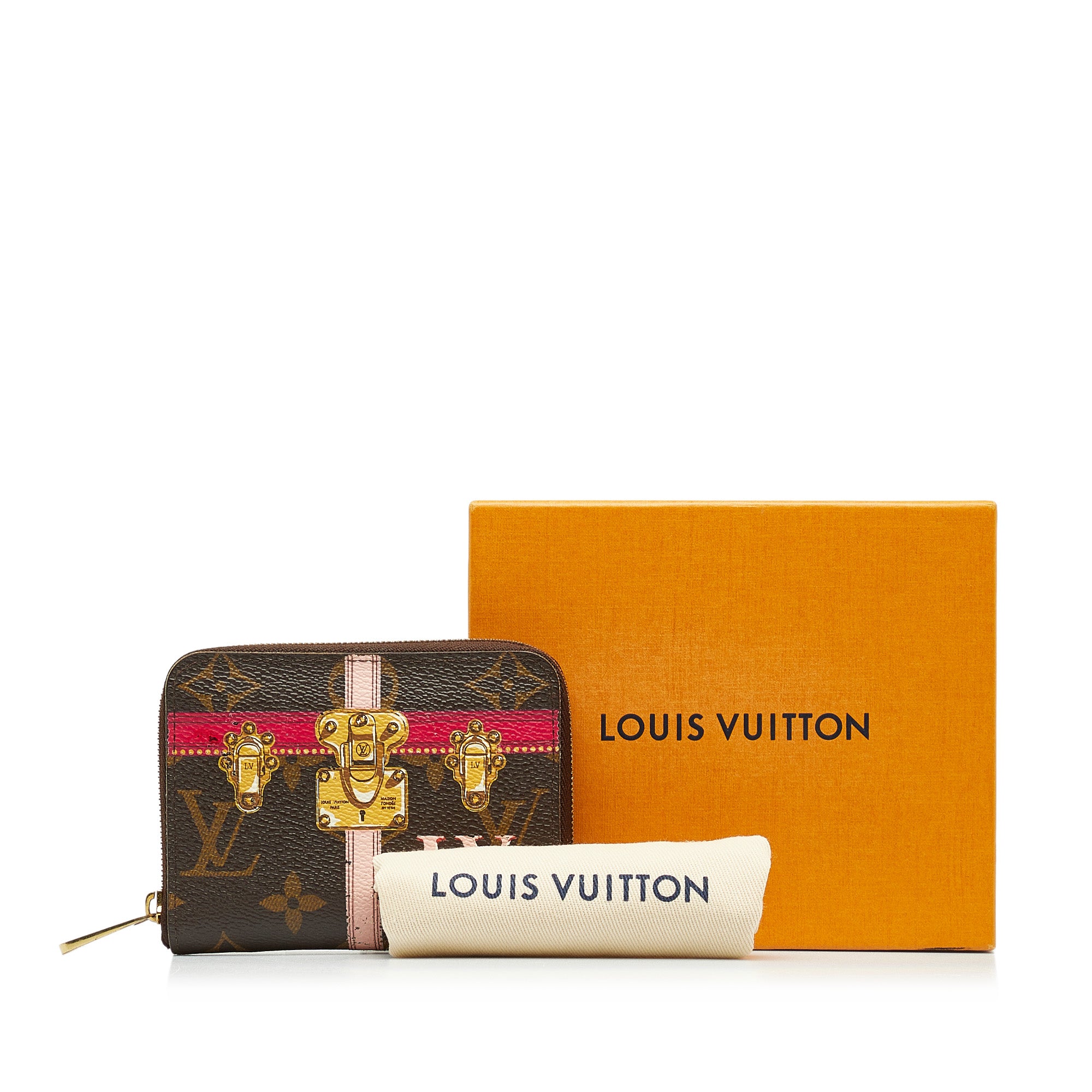 Authenticated Used Louis Vuitton Monogram Eclipse Zippy Wallet