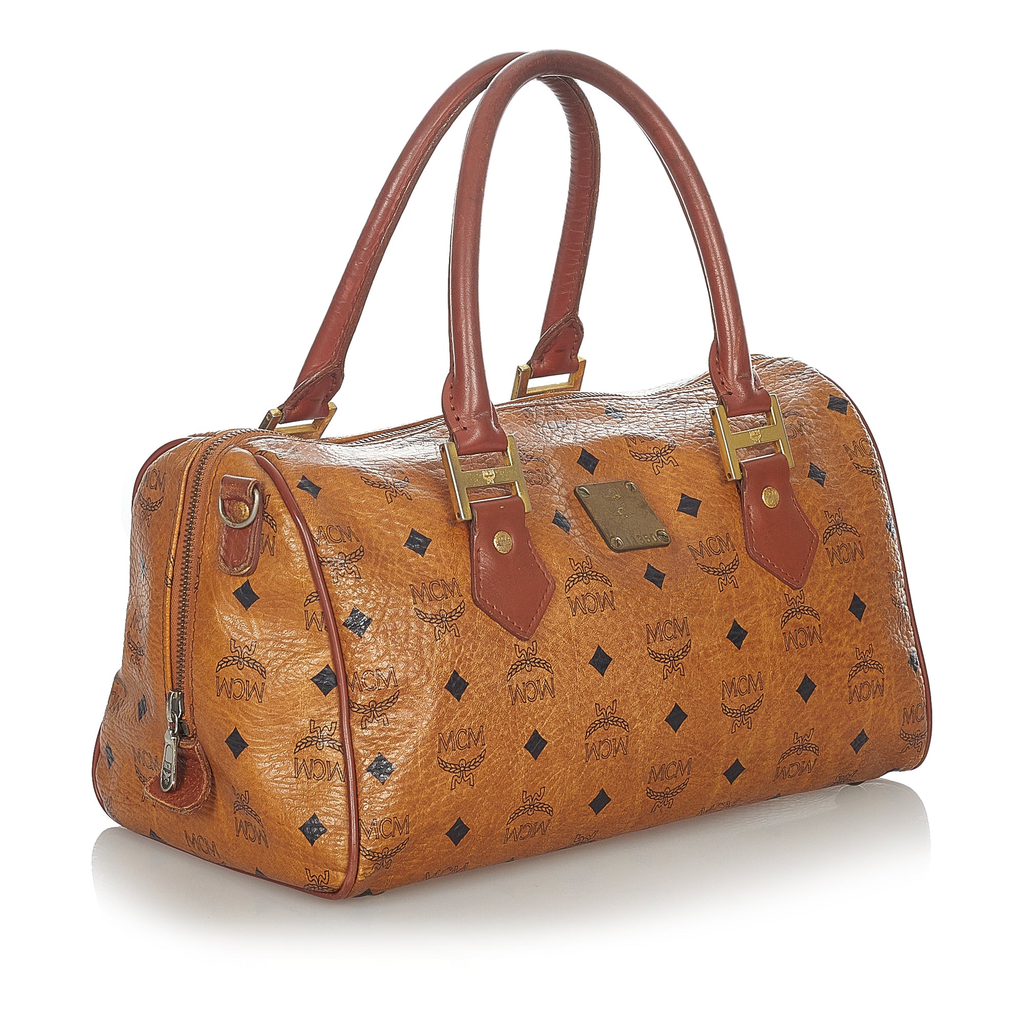 MCM, Bags, Sold Sold Authentic Mcm Brown Boston Speedy Bag