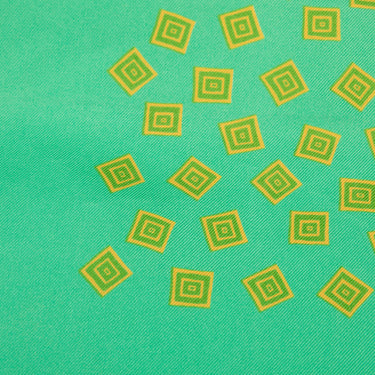 Green Hermes Printed Silk Scarf Scarves - Designer Revival