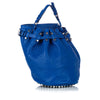 Blue Alexander Wang Diego Leather Bucket Bag