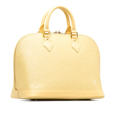 Yellow Louis Vuitton Epi Alma PM Handbag - Designer Revival