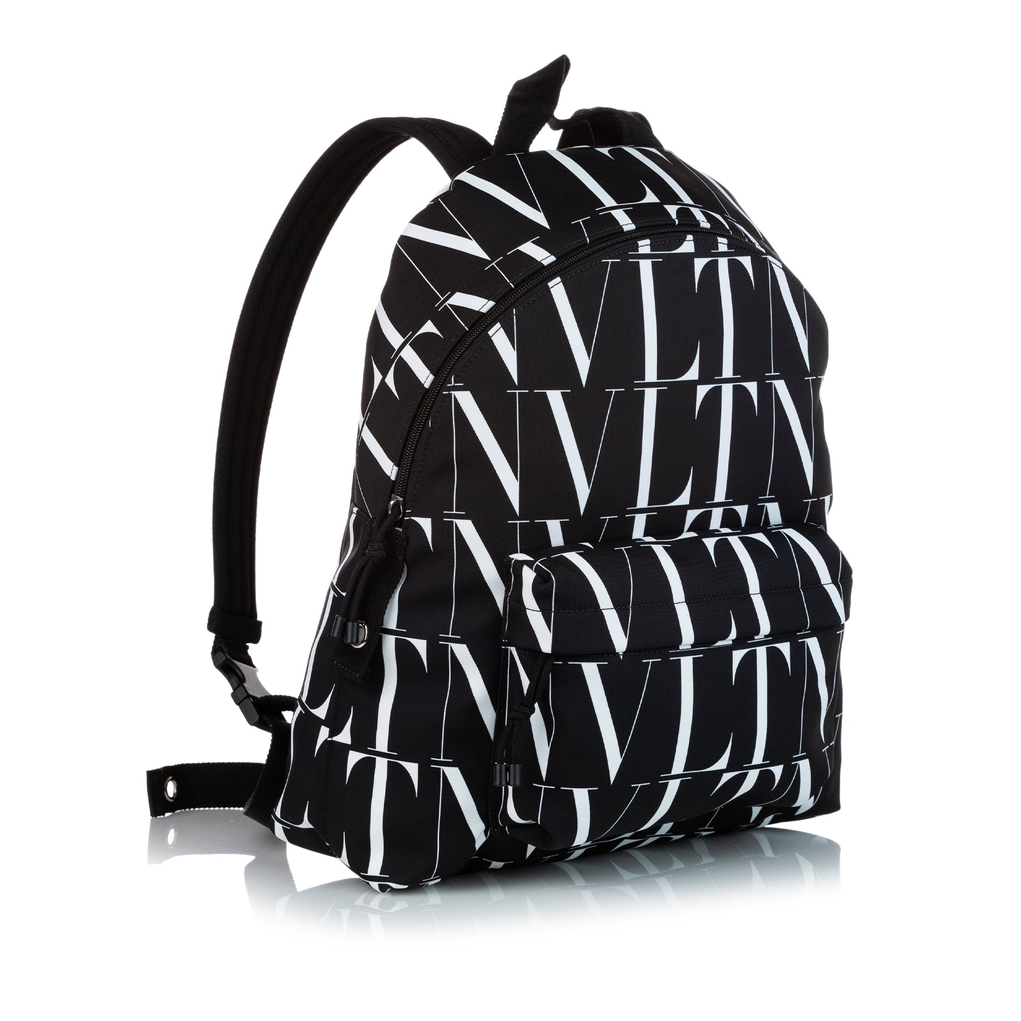 Black Valentino VLTN Times Nylon Backpack