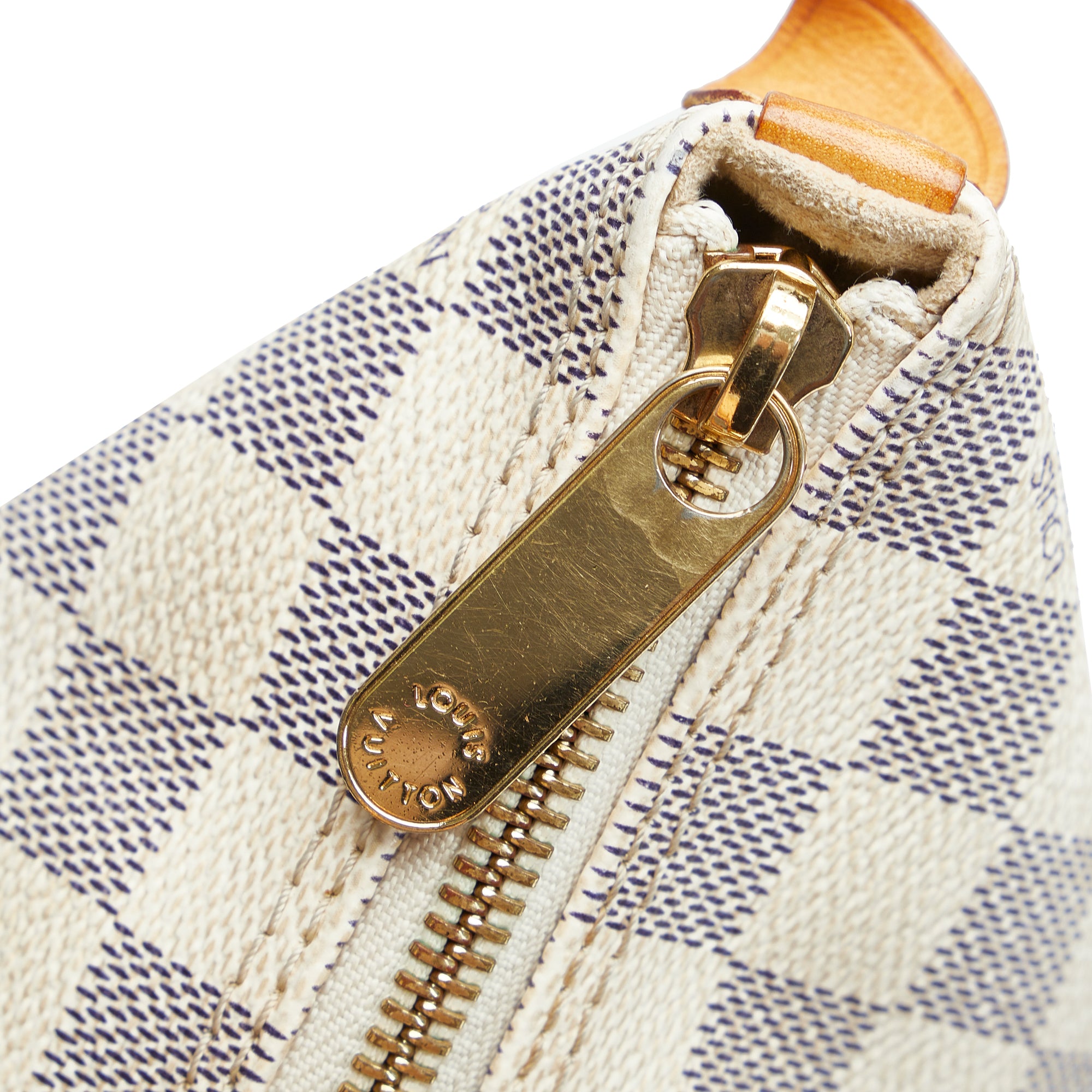 White Louis Vuitton Damier Azur Saleya PM Handbag – Designer Revival