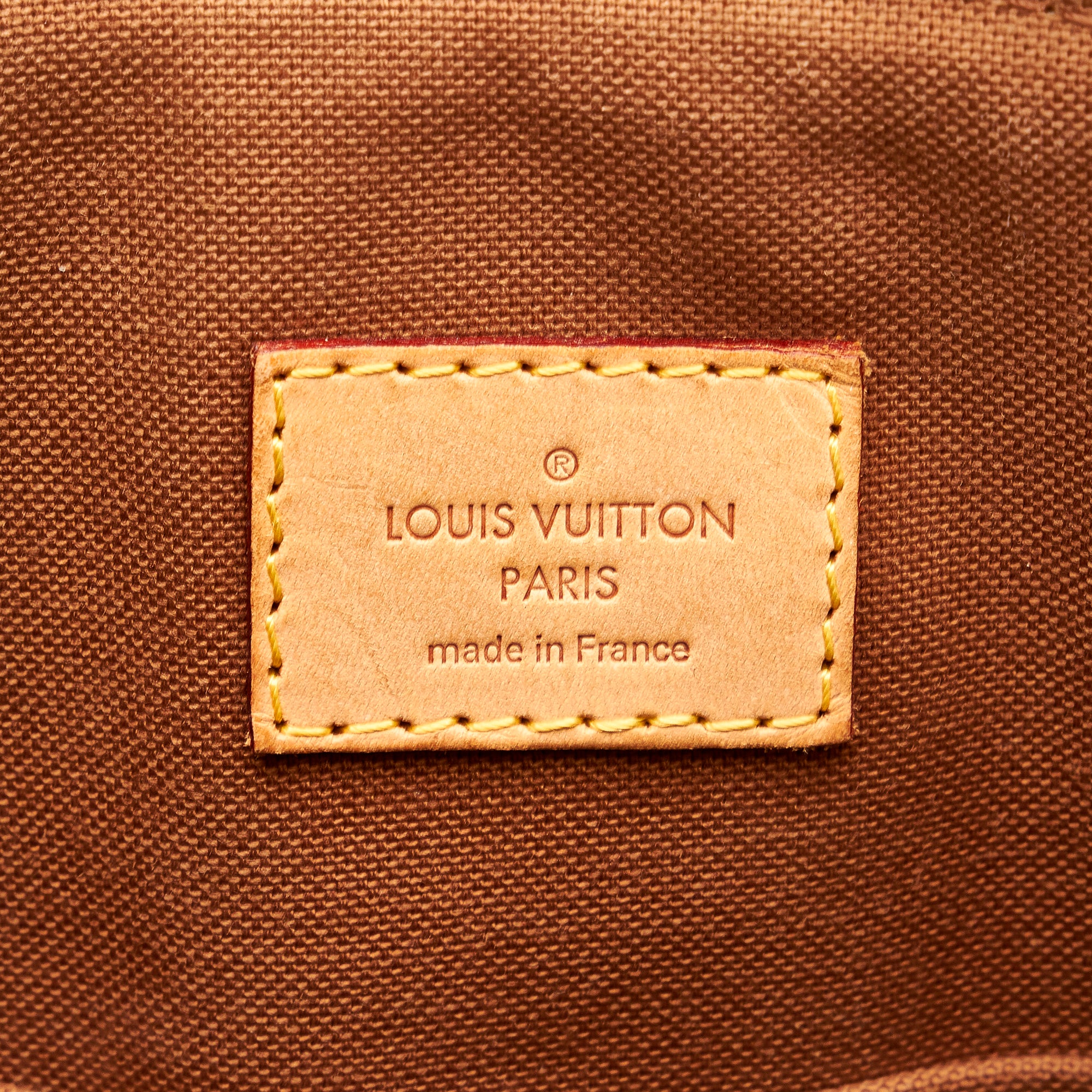 Unisex Pre-Owned Authenticated Louis Vuitton Monogram Tivoli GM Canvas  Brown Shoulder Bag 