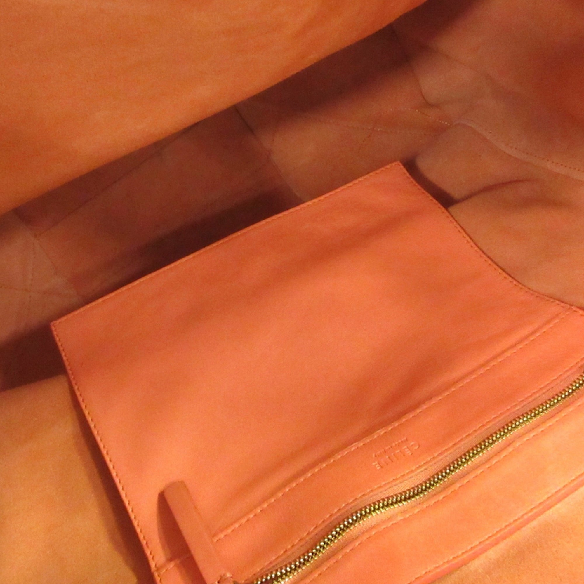 Pink Celine Horizontal Cabas Leather Tote Bag – Designer Revival