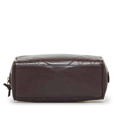 Brown Chanel Leather Pouch - Designer Revival