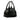 Black Balenciaga Leather Navy Cabas S Tote Bag - Designer Revival